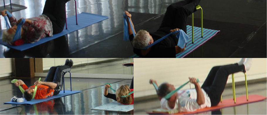 Bild mit Pilates�bungen